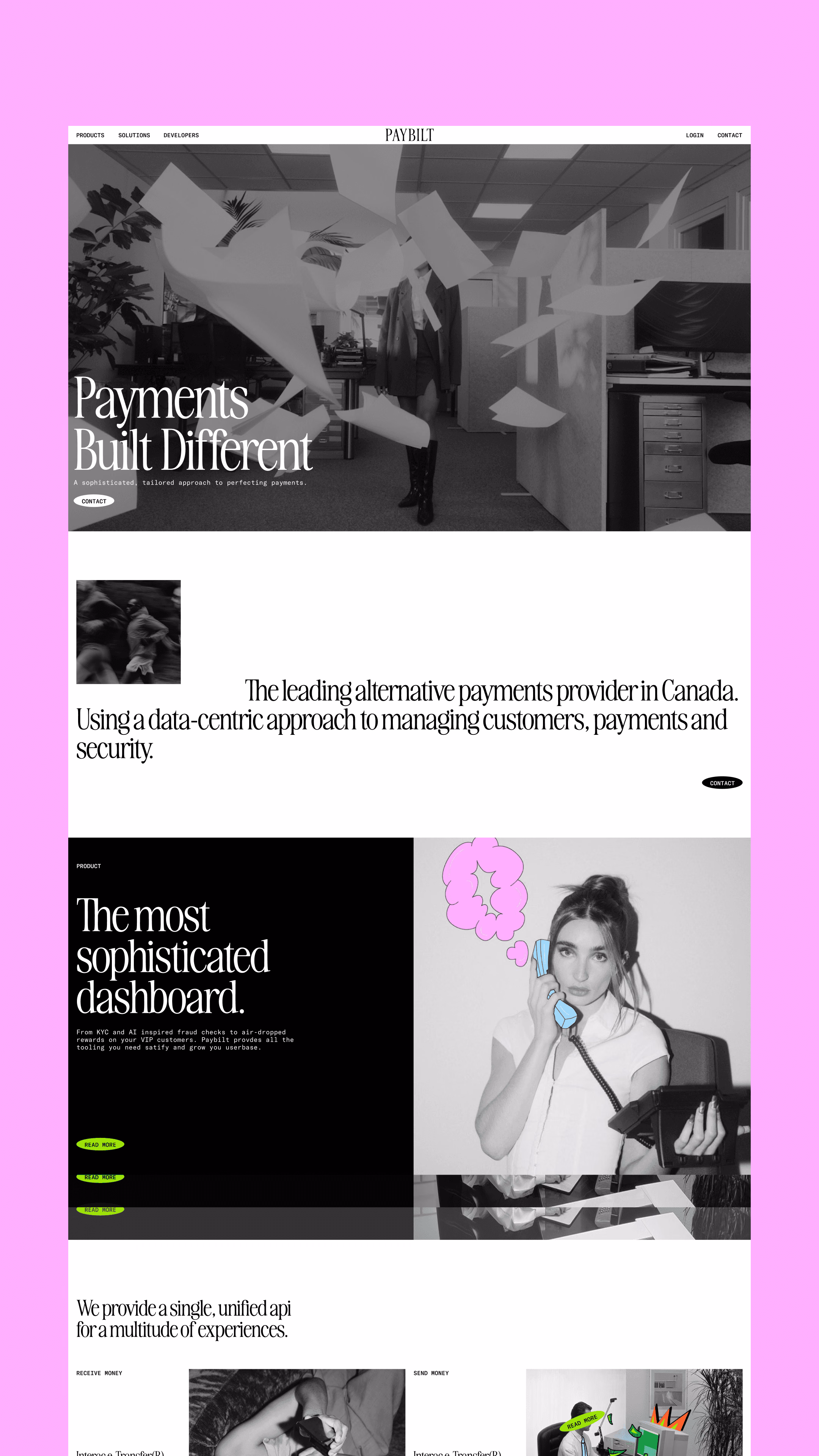 Web Design — project example 3
